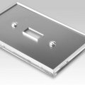 Amerelle Mirror Single Toggle Wallplate In Finish