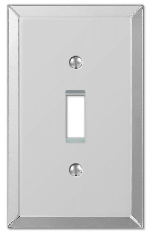 Amerelle Mirror Single Toggle Wallplate In Finish