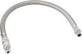 Vixen Horns Stainless Steel Air Compressor Braided Leader Hose 3 8 Npt Male To 20inch Chrome Vxa7335 
