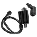 Caltric Ignition Coil With Spark Plug Boot Cap Compatible Kawasaki Mule 2520 Kaf620 2007