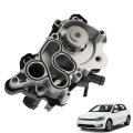 Engine Water Pump With Thermostat Replacement For 04e121600al Fit A1 A3 Q3 Golf Jetta 1 4l L4 Cyi 85 Cid Sportback E Tron And 