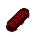 Maxxima M63322r Lightning Series Red Led 6 Oval Stop Tail Turn Light 