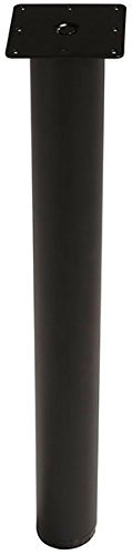 Tablelegsonline 28 Tall Desk Height Legs 3 Diameter Single Black