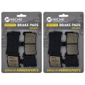 Niche Brake Pad Set For Honda Vfr1200f Vfr1200fd 06455-mge-016 Front Organic 2 Pack