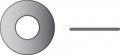 9 16 Flat Washer 1 In Od X 062 316 Stainless Steel A N Style 50 Bag 