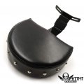 Httmt Tghd-sbb045-i Driver Backrest Easy On Off Studded Compatible With H-d 2007-2017 Heritage Softail Fatboy