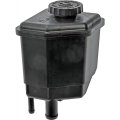 Power Steering Reservoir For Dodge Challenger 2008 2009 2010 Matte Black Plastic Single Remote Mounted With Cap Replaces 