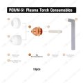 Weldingstop 9-5724 Nozzle Tip Gouging 2 0mm 0 078 For Plasma Cutting Thermal Dynamics Pch M-51 Torch 10pcs