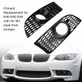 Fog Lamp Cover Easy Installation 2pcs Durable Light Grille Stylish Replacement For E90 E92 E93 M3 Style