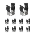 10pcs T4 U Clips Holder Bracket Stainless Steel Led Fluorescent Tube Clip Lamp Support Pipe Clamps For 9 8mm 3 8 Light Bulb Rod 