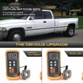 4-pieces For 1994-2002 Compatible With Dodge Ram 2500 3500 Dually Pickup Red Amber Led Strip Rear Fender Light Side Marker Lamp