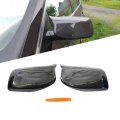 Kyyet Carbon Fiber Look M Style Side Wing Mirror Cover Caps For Bmw 5 Series E60 E61 E63 E64 2003-2007 Pre-lci 