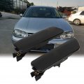 Side Marker Lights 2pcs Smoked Lens Led Bumper Light Sidemarker Lamps Reflectors 617215181853 For Golf Jetta Mk4 Black