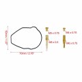 Hippotech Carburetor Rebuild Kit Replacement For Honda Trx250x 1987-1988 And 1991-1992