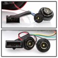 Acanii For 2005-2008 Bmw E90 4-door Sedan 3-series Red Smoked Led Tail Lights Brake Lamps Pair Set Driver Passenger
