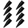 8 Pack Black Long Spiked Wheel Tires Valve Stem Caps Metal Thread Kit For 1995-2016 Hyundai Accent