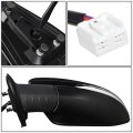 Auto Dynasty To1320349 Factory Style Driver Left Side Mirror Manual Folding Power Adjust Heated Glass Turn Signal Compatible