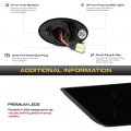 2002-2008 Mini Cooper R50 R53 Hatchback R52 Convertible Amber Led Strip Side Indicator Light Front Fender Turn Signal Lamp