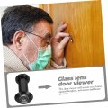 Hemoton Door Peephole Hole Visual Viewer Wide Angle Lens Eye Copper Adjustable Knocker