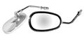 Emgo Lil Cruiser Mirror M10 Reverse Thread Chrome 