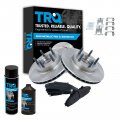 Front Brake Pad And Rotor Kit With Chemical Semi Metallic For 1995 1997 Ford Ranger 1996 Mazda B3000 B4000 Bka16759 