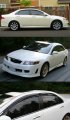 Fits For 2004-2008 Acura Tsx Cl8 Euro-r Jdm 3d Wavy Style Window Visor Rain Guard Deflector