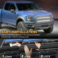 2pcs 24 In Truck Grill Strobe Lights Strip 288 Led White Emergency Flashing Warning Safety For Plow Trucks Construction
