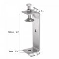 Uxcell Stainless Steel C-clamp With 160mm Wide Jaw Opening For Woodworking Welding Building Household Mount