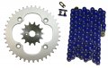 Blue 520x96 Drive Chain 14 40 Sprockets 2009-2014 For Suzuki Quadsport Lt-z400 