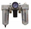 3 4 Combo Particulate Filter Moisture Trap Lubricator Regulator Auto Drain 