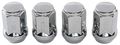Bulge Acorn Lug Nuts Short Closed End 12mm X 5 Rh Thread Chrome Finish Alloy Steel 3 4 In Hex 1 38 Long Set Of 