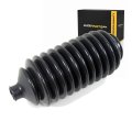 Rack And Pinion Bellows Set For 2000 2001 2002 2003 Mazda Protege Black Plastic Alx-pau-og-gk9879-cla2 Front Position Standard