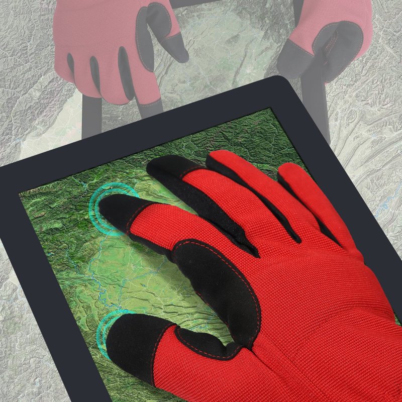 Dulfine High Performance Work Gloves For Men 12 Pairs Pack Dexterity Touch Screen Multipurpose Excellent Grip Large