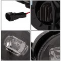 Ocpty Fog Light Assembly Pair Replacement For Dodge Ram 1500 2002-2008 For 2500 2003-2009 3500 2004-2009 Black Housing Clear