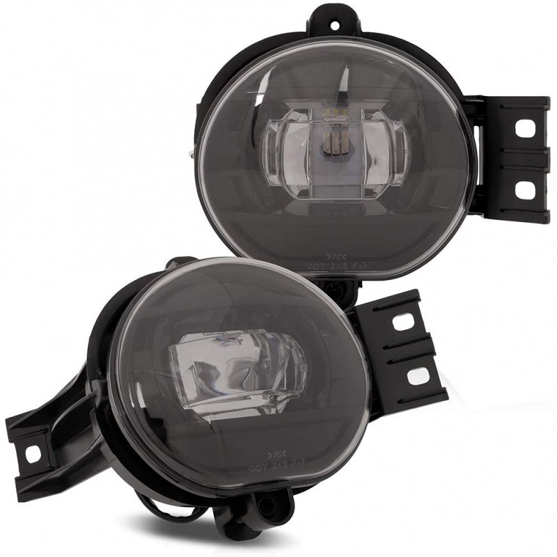 Fog Light Assembly Pair Replacement For Dodge Ram 1500 2002-2008 For 2500 2003-2009 3500 2004-2009 Black Housing Clear Lens