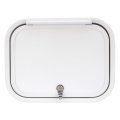 Recpro Rv Baggage Door Rounded Corners Camper Compartment White Fiberglass 16 W X 12 H Made In America 