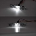 2pcs White Led Side Marker Lights For 1996-1999 Bmw 3 Series 6 M3 Lci 3 E36 318i 318is 318ti 323i Clear Lens Fender Turn Signal