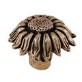 Vicenza Designs K1213 Carlotta Sunflower Knob Large Antique Gold 