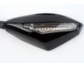 2x Motorcycle Side Mirror Motorbike Rear View Left Right Mirrors Installed On Fairing Fit For 1986 1987 1988 1989 Yamaha Fz6r