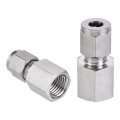 Uxcell Compression Tube Fitting G1 4 Female Thread X 1 Od Straight Coupling Adapter 304 Stainless Steel 2pcs