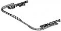 Track Assembly Repair Ribbon Cable Set With Lift Arms Fits Suburban Avalanche Tahoe Gmc Yukon Cadillac Escalade 2007-2014 