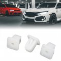 Uxcell Car Bumper Side Skirts 8mm Hole Plastic Rivet Panel Clips White 100pcs