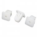 Uxcell Car Bumper Side Skirts 8mm Hole Plastic Rivet Panel Clips White 100pcs