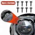 X Autohaux 1 Pair 7 Inch Round Headlight Mounting Bracket Ring Headlamp Bezels Cover Retaining Replacement For Jeep Tj Wrangler