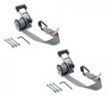 2 Pack 1-1 X 8a Mountable Rack-ratchet Straps With Wire Hook 1 500 Lbs Breaking Strength Ladder Rack Ratchet Tie Down 