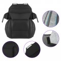 Carbhub Driver Bottom Leather Seat Cover Black Fit For 2014-2019 Chevy Silverado Slt Sle Z71 Gmc Sierra 1500 2500hd 3500hd Lt