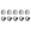 Nut Protection Cap 10pcs M16x23x27mm Plastic Hexagonal Screw Dome Acorn Hex Head Bolt Covers Waterproof Decorative Caps Grey 