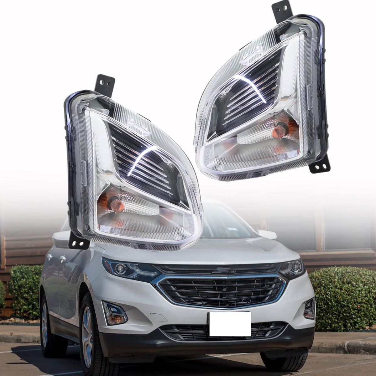 2-pack Fog Light With Turn Signal Replacement For Equinox 2018-2020 Gm2592323 84226245