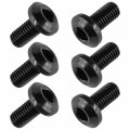 Caltric 6x Front Brake Disc Hex Socket Button Bolts Compatible With Yamaha Wr250x Wr25x 2008 2009 2010 2011