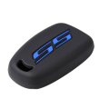 Ss Silicone Key Fob Cover Case Protector With Emblem Badge Trim Decal For Chevrolet Chevy Camaro Malibu Impala